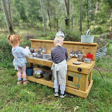 Load image into Gallery viewer, Children's Mud Kitchen ~ Stove Top ~Light Hardwood