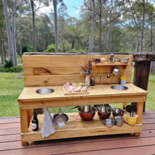 Load image into Gallery viewer, Little Hipster Kitchens Mud Kitchen ~ Children's Mud Kitchen Australian Hardwood