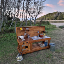 Load image into Gallery viewer, Children's Mud Kitchen ~ Timber Bench
