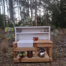 Load image into Gallery viewer, Mud Kitchen with Buffet Hutch