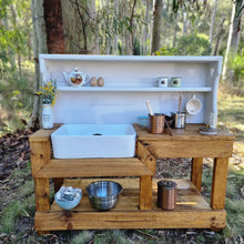 Load image into Gallery viewer, Mud Kitchen with Buffet Hutch