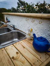 Load image into Gallery viewer, Children's Mud Kitchen ~ Twin Bench ~ Timber Bench