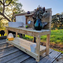 Load image into Gallery viewer, Little Hipster Kitchens Mud Kitchen ~ Children's Mud Kitchen