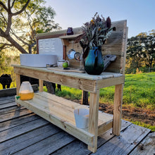 Load image into Gallery viewer, Little Hipster Kitchens Mud Kitchen ~ Children's Mud Kitchen Australian Hardwood