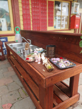 Load image into Gallery viewer, Children's Mud Kitchen ~ 2 Metre Twin Bench