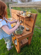 Load image into Gallery viewer, Little Hipster Kitchens Mud Kitchen ~ Children's Mud Kitchen Australian Hardwood
