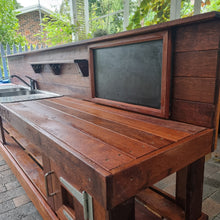 Load image into Gallery viewer, 3m Muddy Play Kitchens Mud Kitchen made from Hardwood
