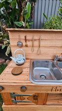 Load image into Gallery viewer, Children's Mud Kitchen ~ Stove Top ~Light Hardwood