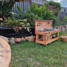 Load image into Gallery viewer, Children's Mud Kitchen ~ Stove Top ~Light Hardwood