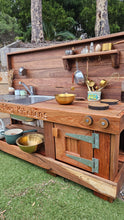 Load image into Gallery viewer, Children's Mud Kitchen ~ Timber Bench