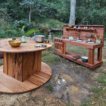 Load image into Gallery viewer, Round Hardwood Outdoor Table