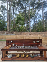 Load image into Gallery viewer, Children's Mud Kitchen ~ 2 Metre Twin Bench
