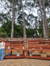 Load image into Gallery viewer, Children's Hardwood Mud Kitchen, Potion Play, Play Bench
