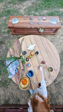 Load image into Gallery viewer, Round Hardwood Outdoor Table