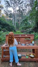 Load image into Gallery viewer, Children's Mud Kitchen Hardwood