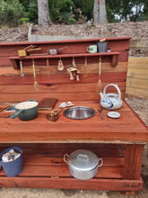 Load image into Gallery viewer, Children's Hardwood Mud Kitchen, Potion Play, Play Bench