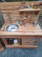 Load image into Gallery viewer, Little Hipster Kitchens Mini Dimity Mud Kitchen ~ Children's Play Kitchen