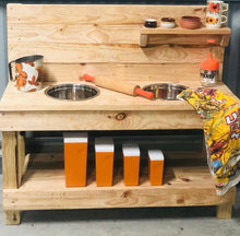 Load image into Gallery viewer, Little Hipster Kitchens Mud Kitchen ~ Children's Mud Kitchen Australian Hardwood