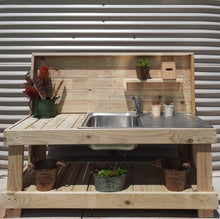 Load image into Gallery viewer, Children's Mud Kitchen ~ Timber Bench