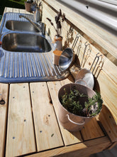 Load image into Gallery viewer, Children's Mud Kitchen ~ 2 Metre Twin Bench
