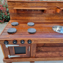 Load image into Gallery viewer, Children's Hardwood Mud Kitchen, Potion Play, Kids Kitchen