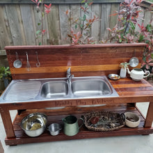 Load image into Gallery viewer, Children's Mud Kitchen Hardwood