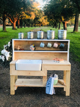 Load image into Gallery viewer, Mud Kitchen with Buffet Hutch