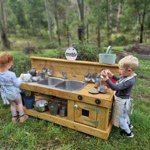 Children's Mud Kitchen ~ Stove Top