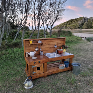 Children's Mud Kitchen ~ Timber Bench