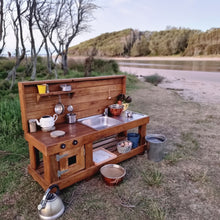 Load image into Gallery viewer, Children&#39;s Mud Kitchen ~ Timber Bench
