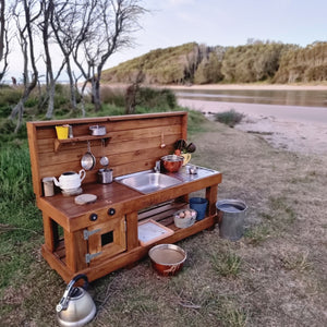 Children's Mud Kitchen ~ Timber Bench