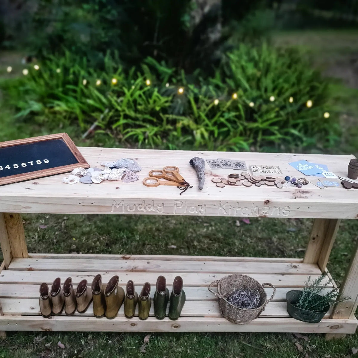Multipurpose Outdoor Bench – Muddy Play Kitchens