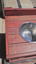 Load and play video in Gallery viewer, Mud Kitchen ~ with Bowls ~ 'Potion Play' Station ~ Sensory Table ~ Hot Plates
