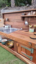 Load image into Gallery viewer, Children's Mud Kitchen ~ Timber Bench
