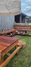 Load image into Gallery viewer, THREE Piece Mud Kitchen &amp; Picnic Table Set
