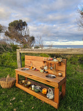Load image into Gallery viewer, Little Hipster Kitchens Mud Kitchen ~ Children's Mud Kitchen Australian Hardwood
