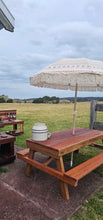 Load image into Gallery viewer, THREE Piece Mud Kitchen &amp; Picnic Table Set
