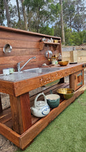Load image into Gallery viewer, Children's Mud Kitchen ~ Timber Bench

