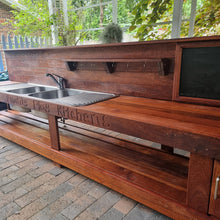 Load image into Gallery viewer, 3m Muddy Play Kitchens Mud Kitchen made from Hardwood

