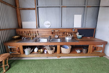 Load image into Gallery viewer, 3m Muddy Play Kitchens Mud Kitchen made from Hardwood

