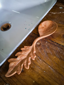 Handcrafted Leaf Spoon by Wild Mountain Child