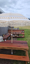 Load image into Gallery viewer, THREE Piece Mud Kitchen &amp; Picnic Table Set
