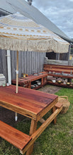 Load image into Gallery viewer, THREE Piece Mud Kitchen &amp; Picnic Table Set
