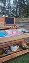 Load image into Gallery viewer, Two Piece Set | Mud Kitchen Plus | Pick And Mix Potion Bench - Outdoor Learning | Forest School | Outdoor Classrooms | Exploratory Play | Imaginative Play | Messy Play
