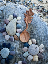 Load image into Gallery viewer, Handcrafted Leaf Spoon by Wild Mountain Child
