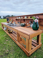 Load image into Gallery viewer, 3m Muddy Play Kitchens Mud Kitchen Built with Australian Hardwood
