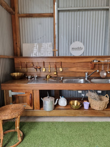 3m Muddy Play Kitchens Mud Kitchen made from Hardwood