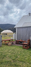 Load image into Gallery viewer, THREE Piece Mud Kitchen &amp; Picnic Table Set
