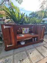 Load image into Gallery viewer, Children's Hardwood Mud Kitchen, Outdoor Play Kitchen, Fridge &amp; Pantry Cupboard, Educational Resource
