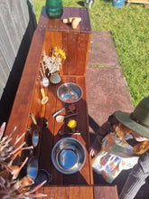 Load image into Gallery viewer, Children&#39;s Hardwood Mud Kitchen, Outdoor Play Kitchen, Fridge &amp; Pantry Cupboard, Educational Resource
